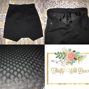 H&M Black Mini Skirt